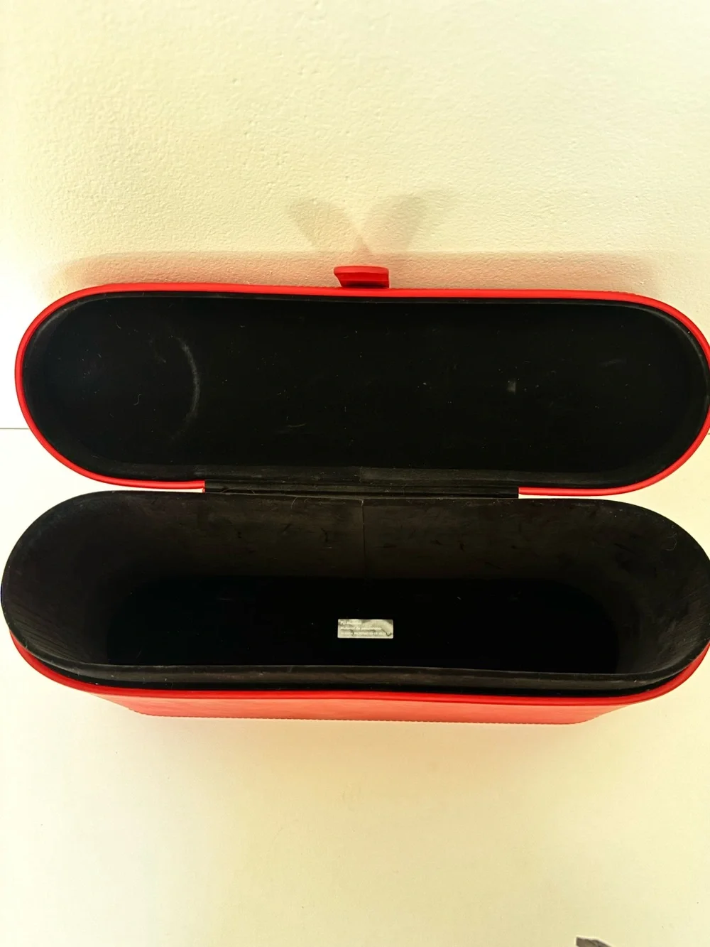 Dyson Airwrap Styler Leather Large Storage Hard Box Red - Case Only
